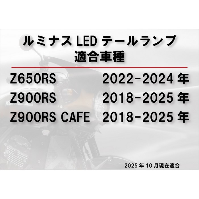 ルミナスLEDテールランプユニットZ900RS(2018-2025)Z900RS CAFE(2018