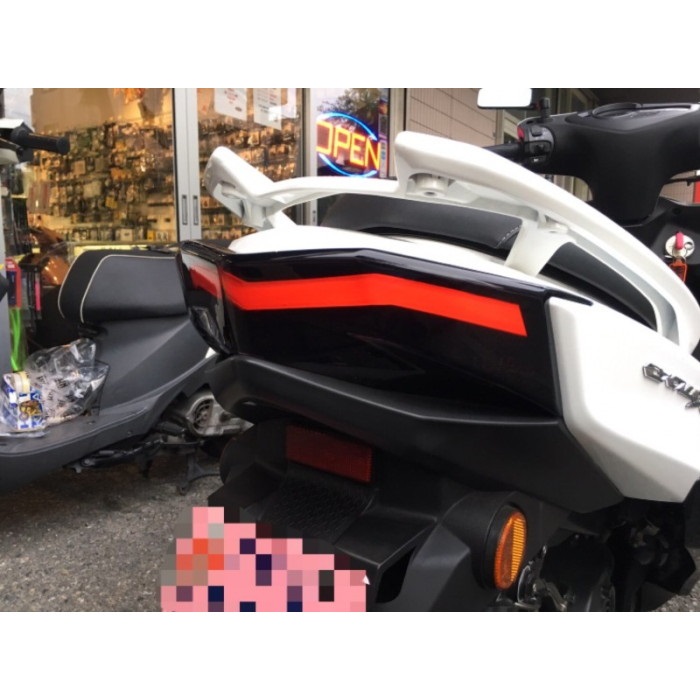 テールライトカバー【スモーク】シグナスX【4型】｜汎用テールランプ 