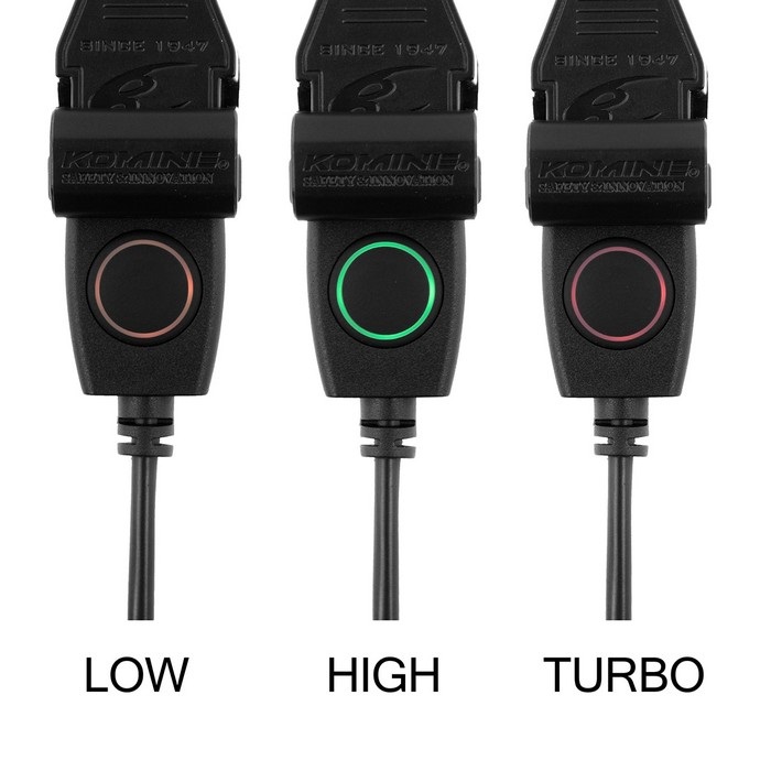 KOMINE EK-313 Slip-On USB グリップヒーター EK-313 スリップオンエルゴノミクスUSBグリップヒーター 【Black