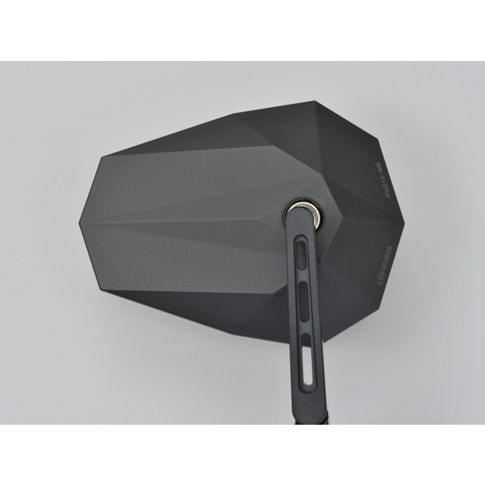 HIGHSIDER バーエンドミラー ステルス X5 マットブラック