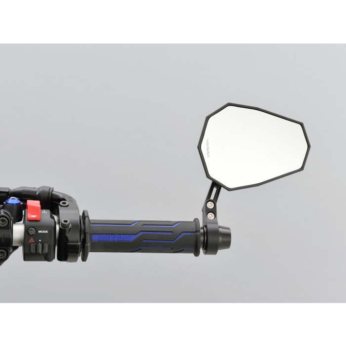 HIGHSIDER バーエンドミラー ステルス X5 マットブラック