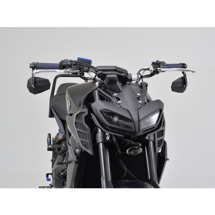 HIGHSIDER バーエンドミラー ステルス X5 マットブラック アダプター