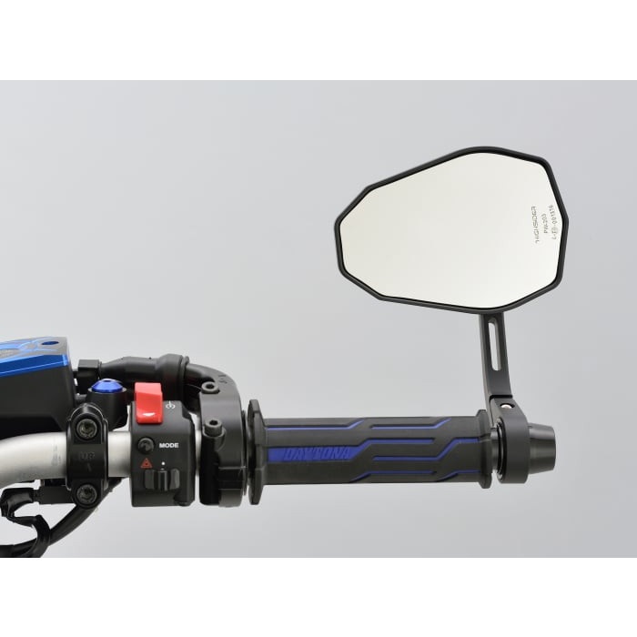 HIGHSIDER バーエンドミラー ヴィクトリー-X ブラストブラック HIGHSIDER バーエンドミラー ヴィクトリー-X ブラストブラック/CNC