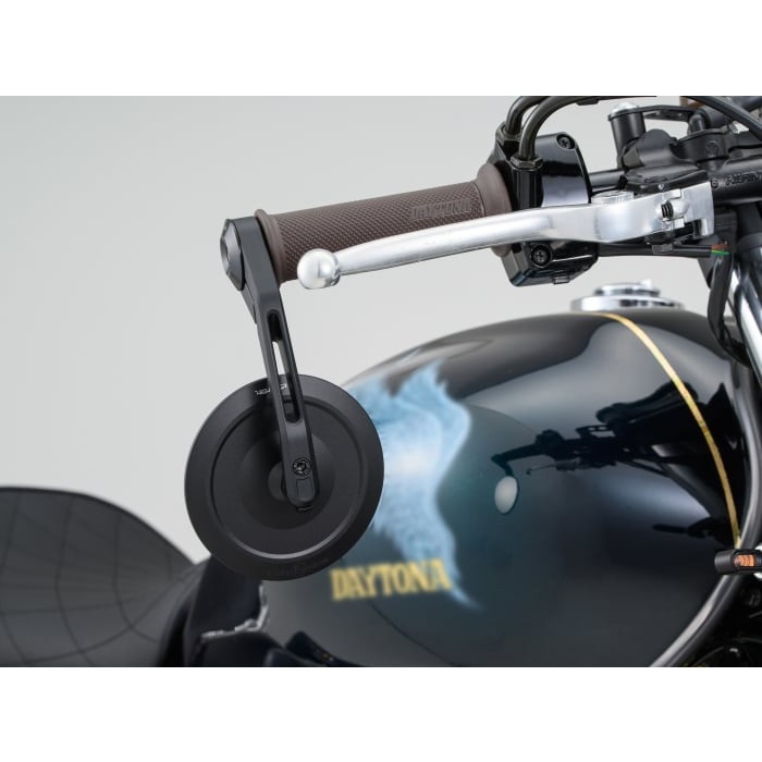 HIGHSIDER バーエンドミラー モンタナ スリム ブラストブラック