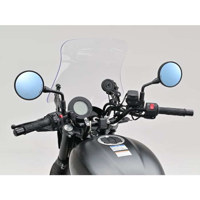 ハイビジ貼り付けタイプミラー KAWASAKI3 【新保安基準適合】｜ミラー