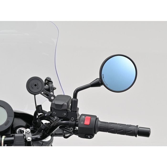 ハイビジ貼り付けタイプミラー KAWASAKI3 【新保安基準適合】｜ミラー