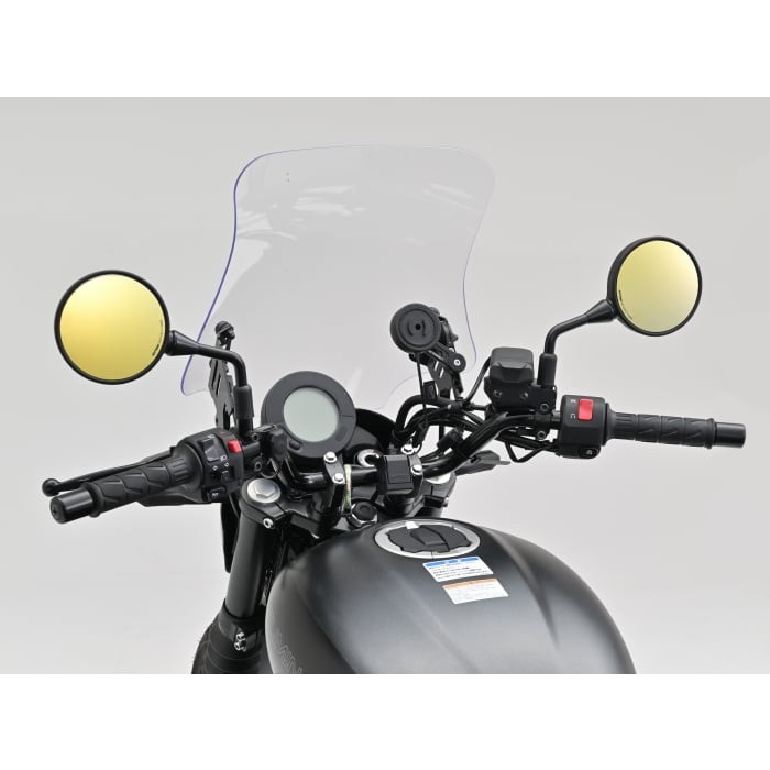 ハイビジ貼り付けタイプミラー KAWASAKI3 【新保安基準適合】｜ミラー