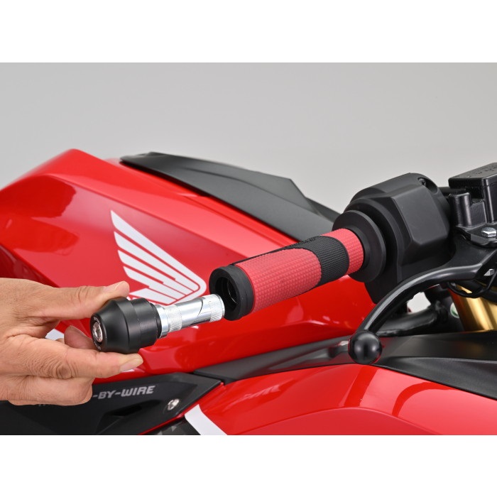 ミラー取り付け バイクミラーアダプター バーエンドミラー ハイ