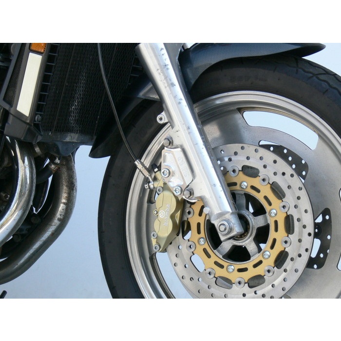い*ん様 Brembo ブレーキキャリパー ゴールド vmax1200 後期使用 フロントキャリパーサポート ブレンボ4P/40mm用 V-MAX1200｜キャリパー