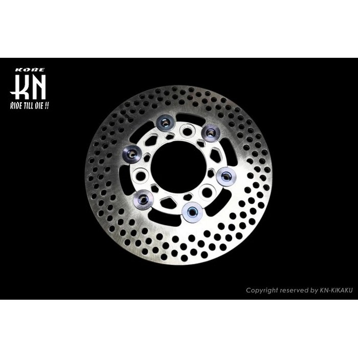 DIO系ビッグローター190mm 【シルバー/DISK単品】タイプ8｜ディスク