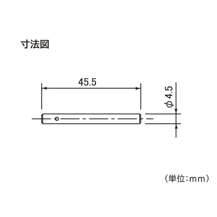 ステンレスパッドピンセット Ф4.5×45.5mm TOKIKO系 BANDIT 1200 00