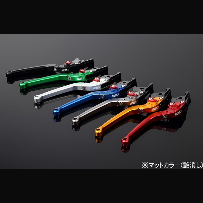 SPEEDRAレバーカラー：マットブラックアジャストレバー 3D可倒式