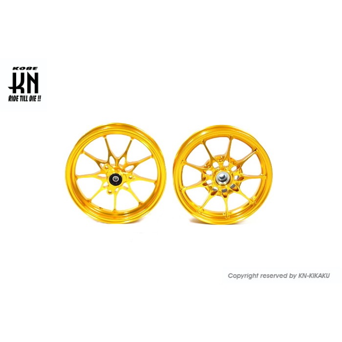 鍛造アルミホイール前後セット【ホンダディオDISK系】【タイプ1