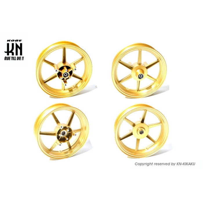 RCB 鋳造ホイール前後セット【SP811】【NMAX125/NMAX155】ゴールド