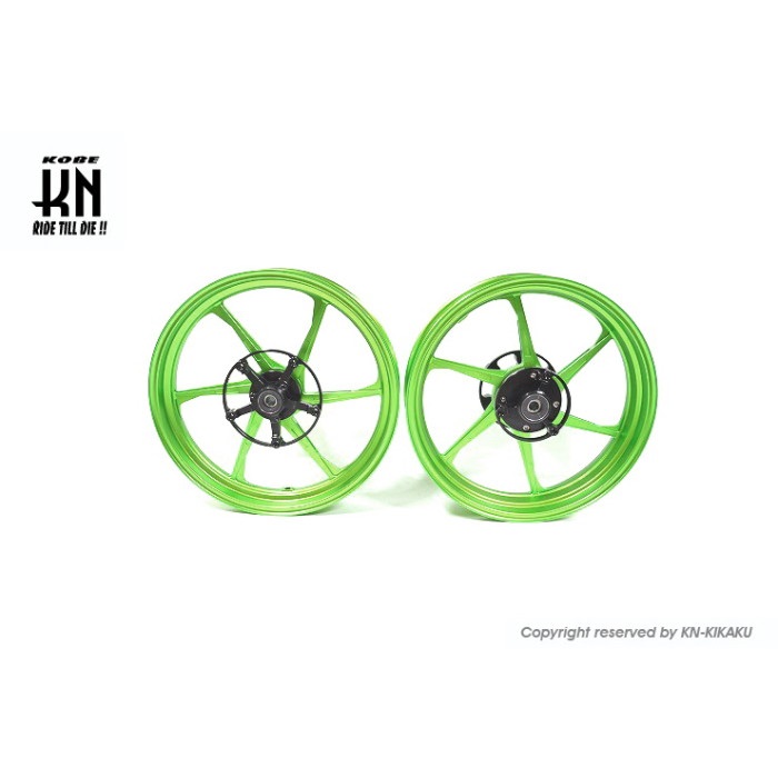 【Ninja400】新品　純正　ホイール リムテープ　緑　４本セット Ninja400】新品 純正 ホイール リムテープ 緑 4本セット