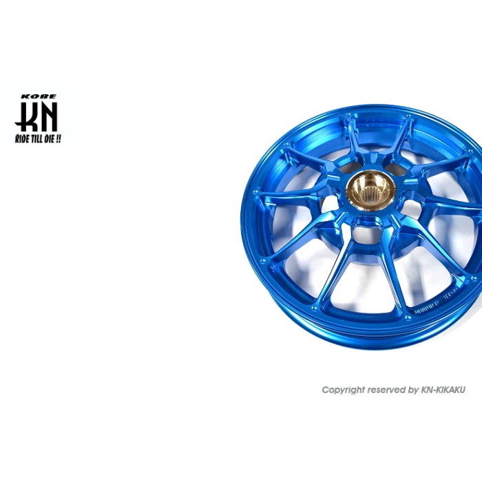 鍛造アルミホイール前後セット【アドレスV125/S(L0-)】ブルー【タイプ1