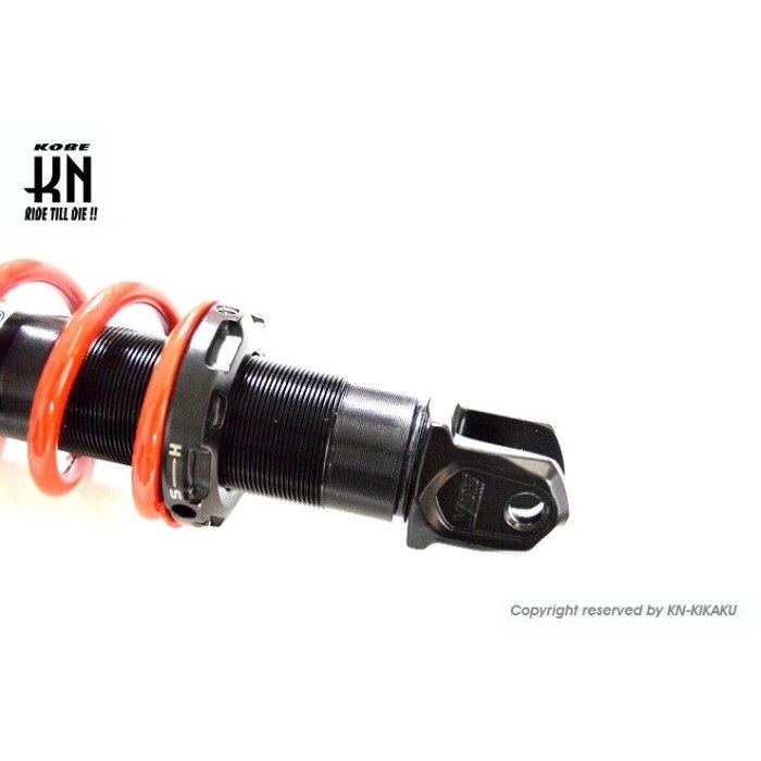 PCX YSS DTGガスハイブリッドリアサス　335mm (黒色) YSS ガスショック【ブラック/レッド】335mm【PCX125/PCX150】DTGプラス