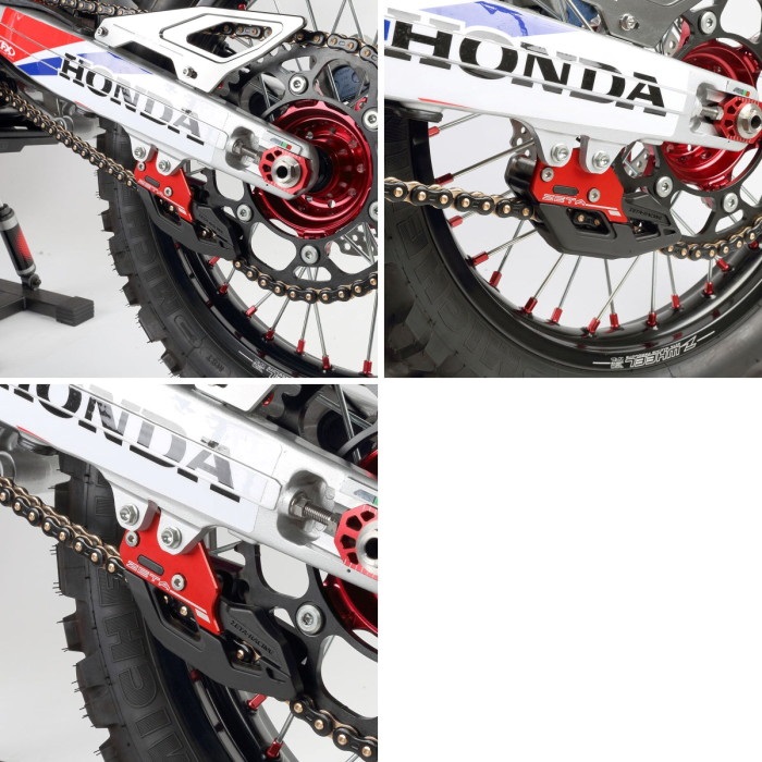 チェーンガイド レッド CRF250L/M/Rally｜スイングアーム・スイング