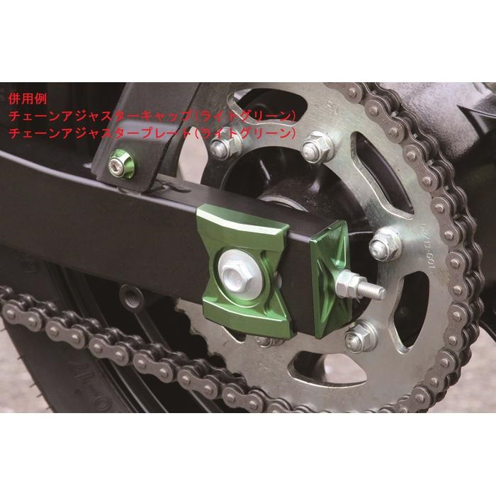 在庫限り】 チェーンアジャスターキャップNINJA250/R(2008-2024