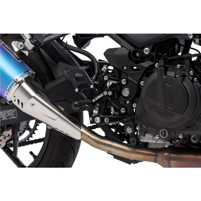 バックステップ NINJA250 NINJA400 バックステップキット Ninja250 18-22、Z250 19-22 、Ninja400 18-22