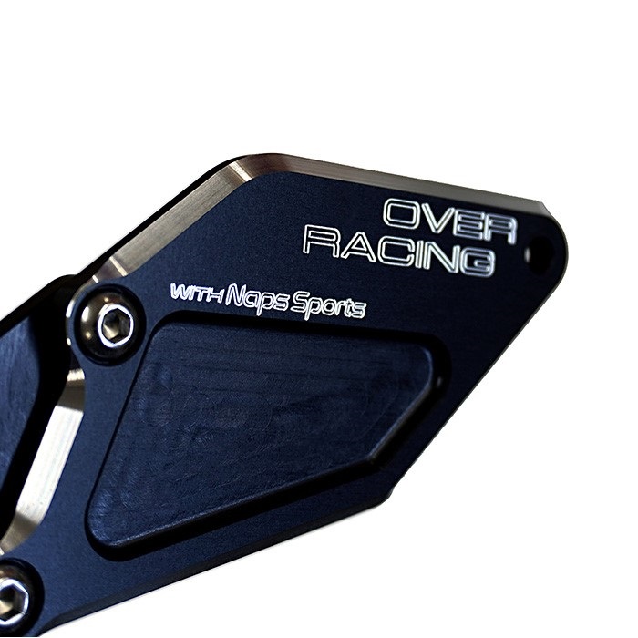 OVER Racing × Naps Sports バックステップ 4ポジション マットBK