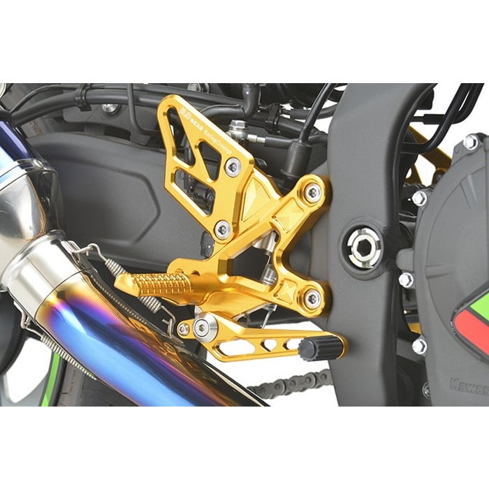 moppy ４点セット ライディングステップ ZX-25R・ZX-4R｜バックステップ・ステップ