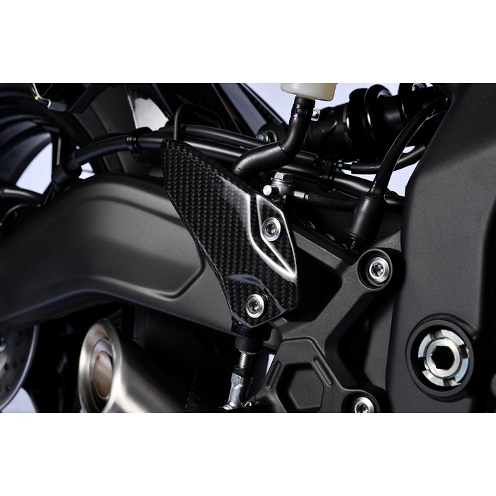 SPEEDRAヒールプレート ドライカーボン ZX-25R｜その他ステップ