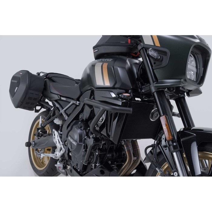 クラッシュバー ブラック GSX-8T/TT 26｜エンジンガード・サブフレーム