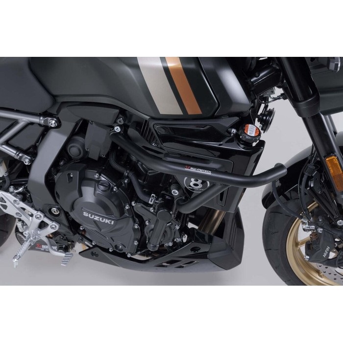 クラッシュバー ブラック GSX-8T/TT 26｜エンジンガード・サブフレーム