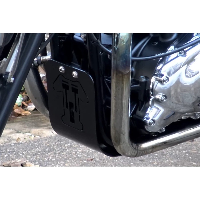 MotoneCustoms アンダーガード アンダーガード 空冷 T100 02-15 Scrambler 06-15 Thruxton 05