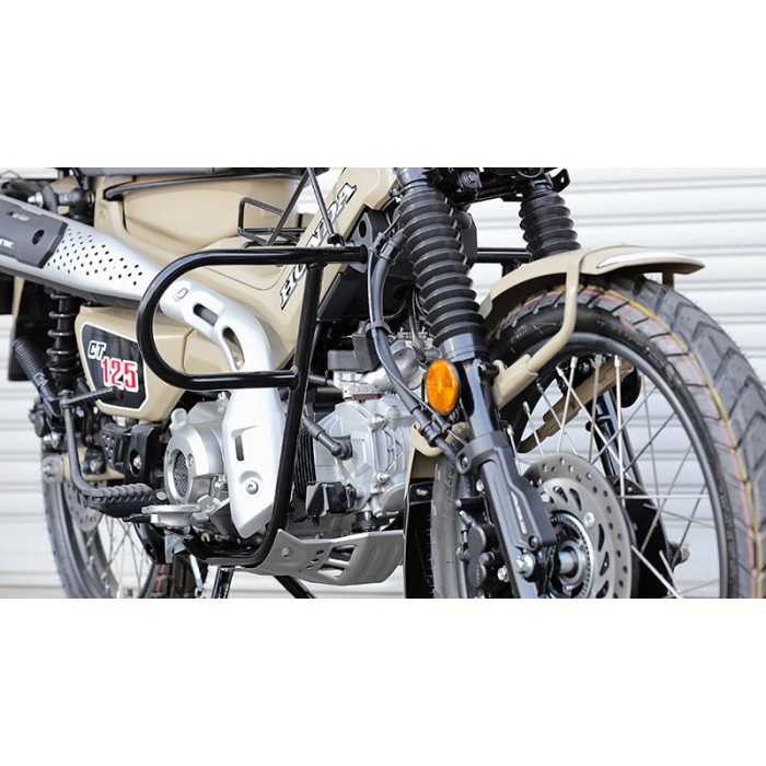 エンジンガード ブラック CT125 ハンターカブ (JA55) 20-22｜エンジン
