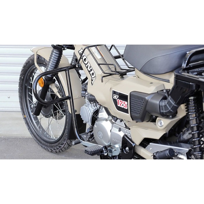 ハンターカブJA55 純正マフラーとエンジンガード エンジンガード ブラック CT125 ハンターカブ (JA55) 20-22｜エンジン
