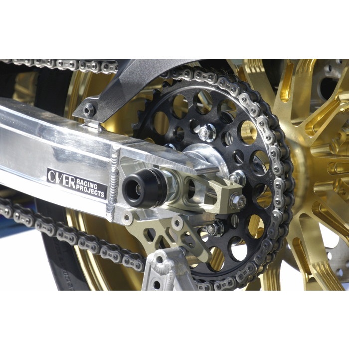 リアアクスルスライダー OVERスイングアーム専用 ブラック Z900RS 18