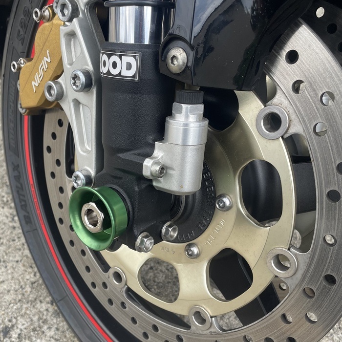 くどぉー。 KOOD クード クロモリ フロントアクスルシャフト ZX-4RR/SE ('23-) ZX