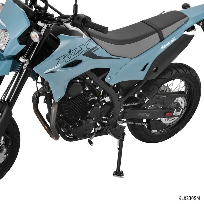 サイドスタンドエクステンダー ブラック/シルバー KLX230/S/SM/SHERPA
