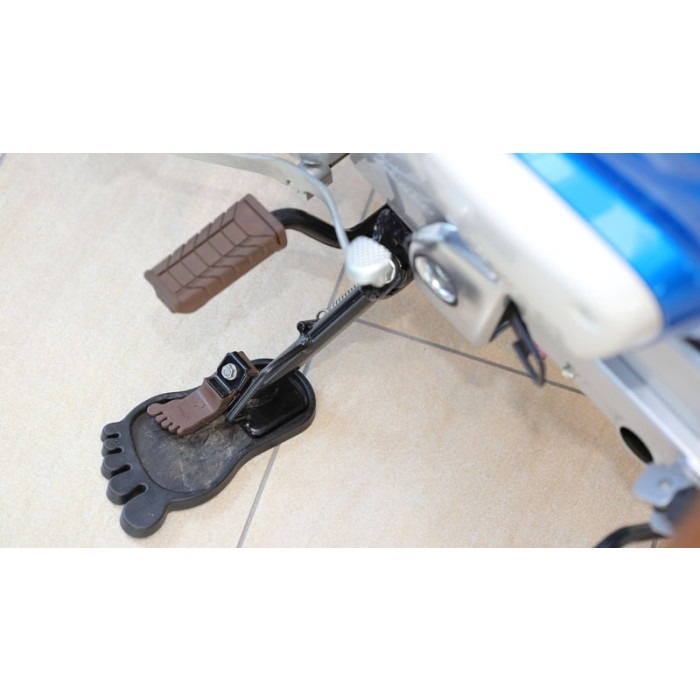 足型サイドスタンドプレート ブラック｜サイドスタンド・センター