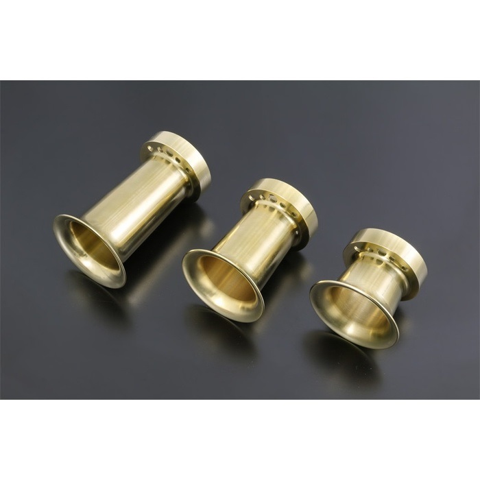 CR用ビレットエアファンネル 真鍮製 ショート/45mm スモールボディー