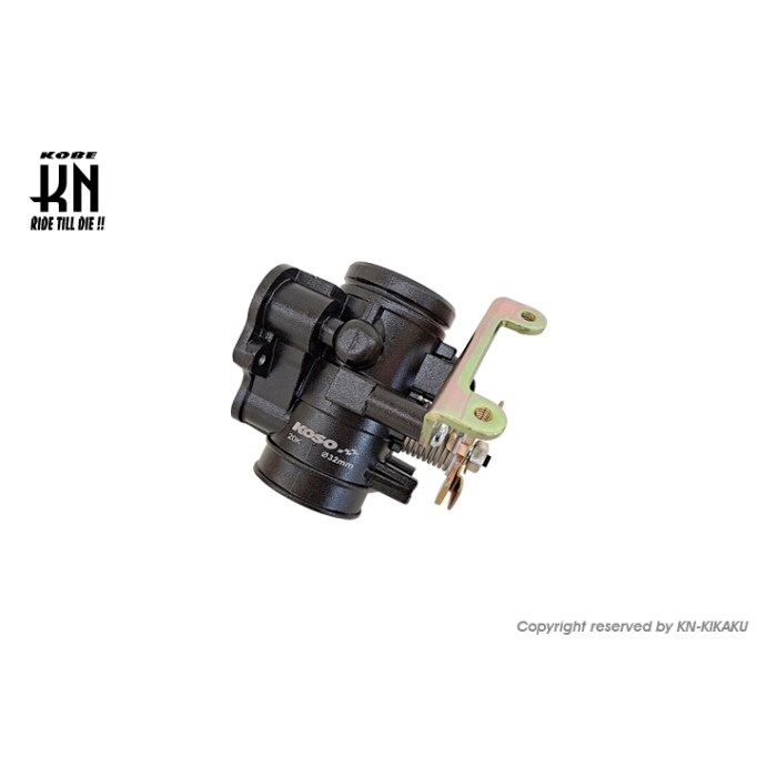 KN+KOSO NEW BIGスロットルボディ32mm【シグナスX2/3型台湾/4/5型国内