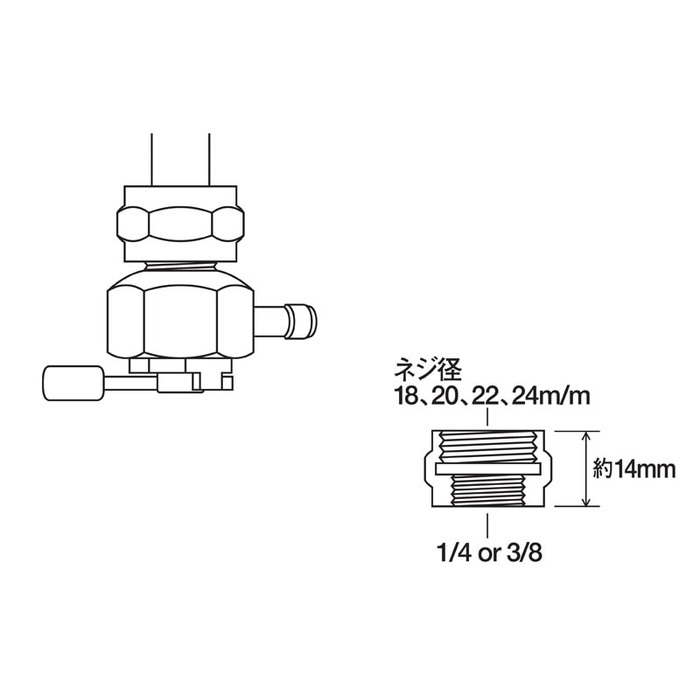 ボルトオンセット デュアルアウト リザーブ付+22mm アダプター