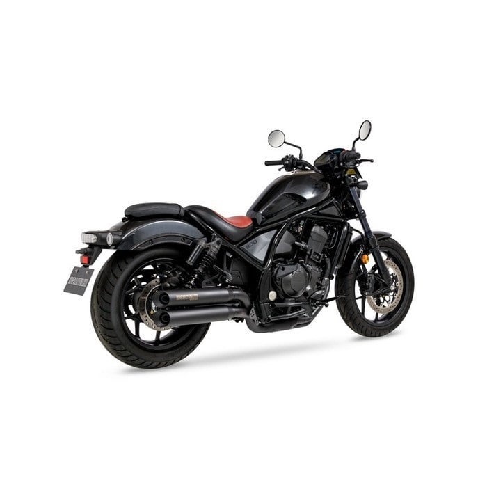 フルエキゾーストマフラー CROSS TWIN BLACK 21- REBEL1100/23