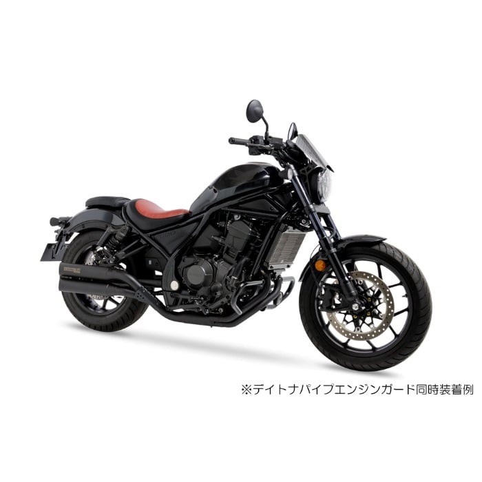フルエキゾーストマフラー CROSS TWIN BLACK 21- REBEL1100/23