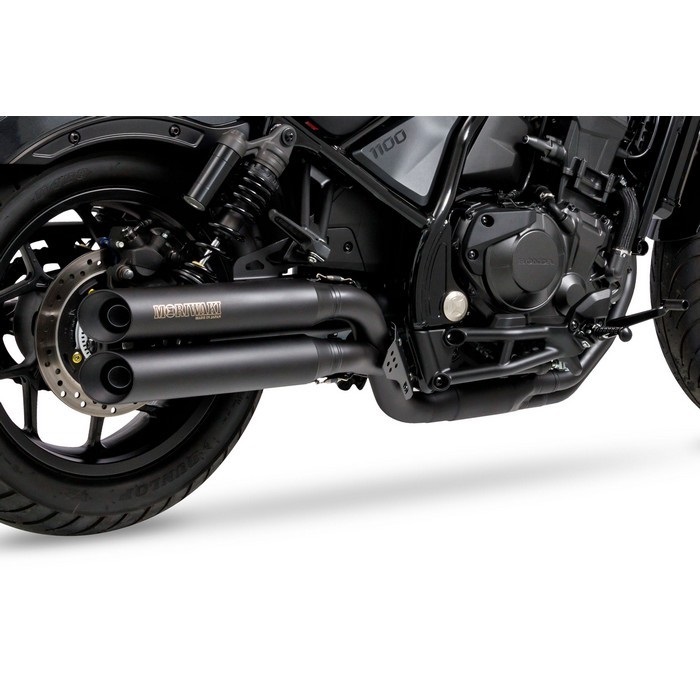 フルエキゾーストマフラー CROSS TWIN BLACK 21- REBEL1100/23