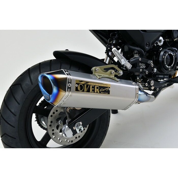 JC92 グロム TT-Formula RS チタン フルエキゾースト マフラー TT-Formula RS フルエキゾーストマフラー (フルチタン) GROM(23)(24