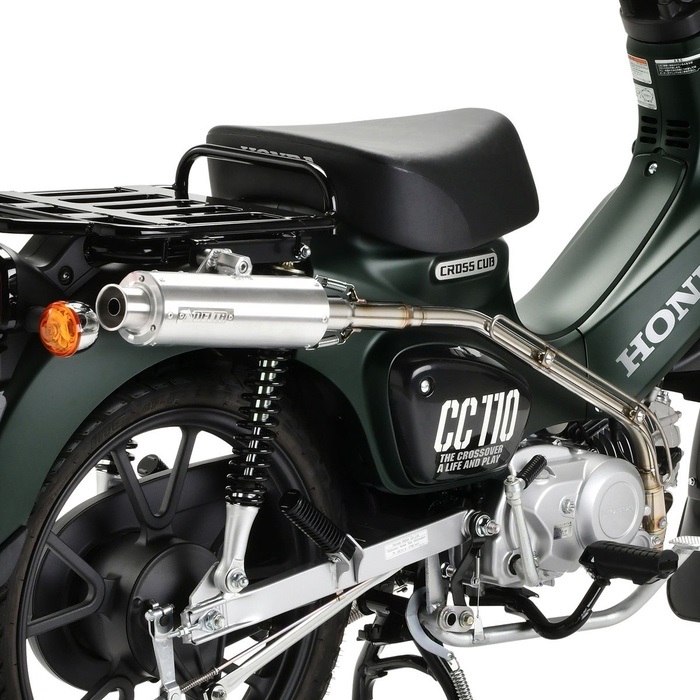 美品　デルタ4-sミニサイレンサー　クロスカブ110（JA45/JA60）用 バレル4-S MINIサイレンサー CROSSCUB110｜フルエキゾースト｜の通販