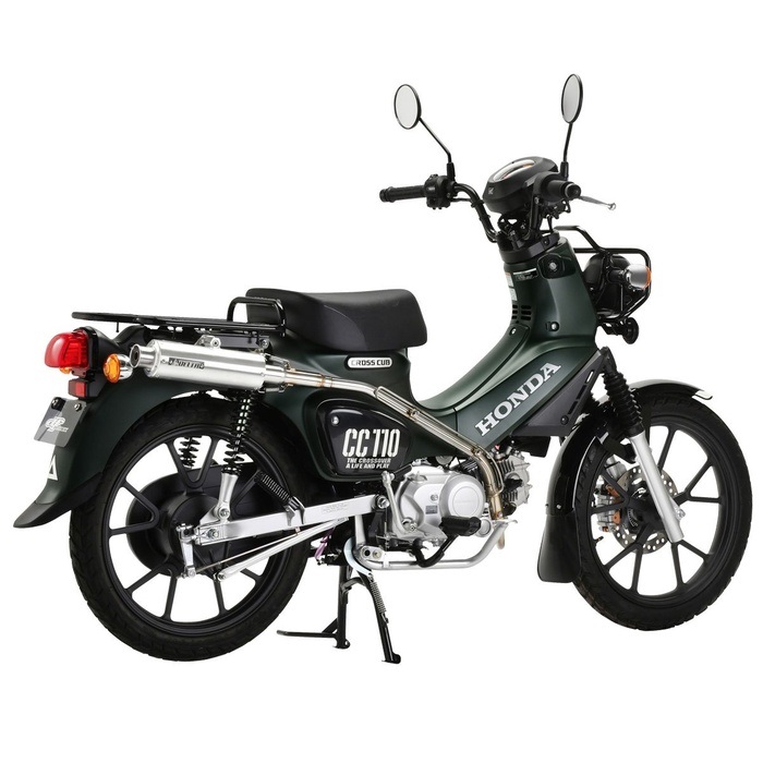 バレル4-S MINIサイレンサー CROSSCUB110｜フルエキゾースト｜の通販