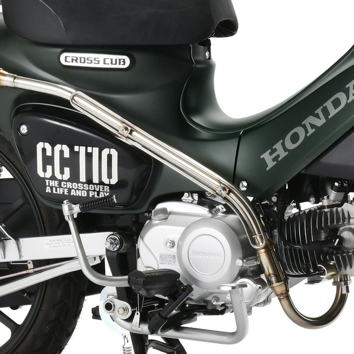 バレル4-S MINIサイレンサー CROSSCUB110｜フルエキゾースト｜の通販