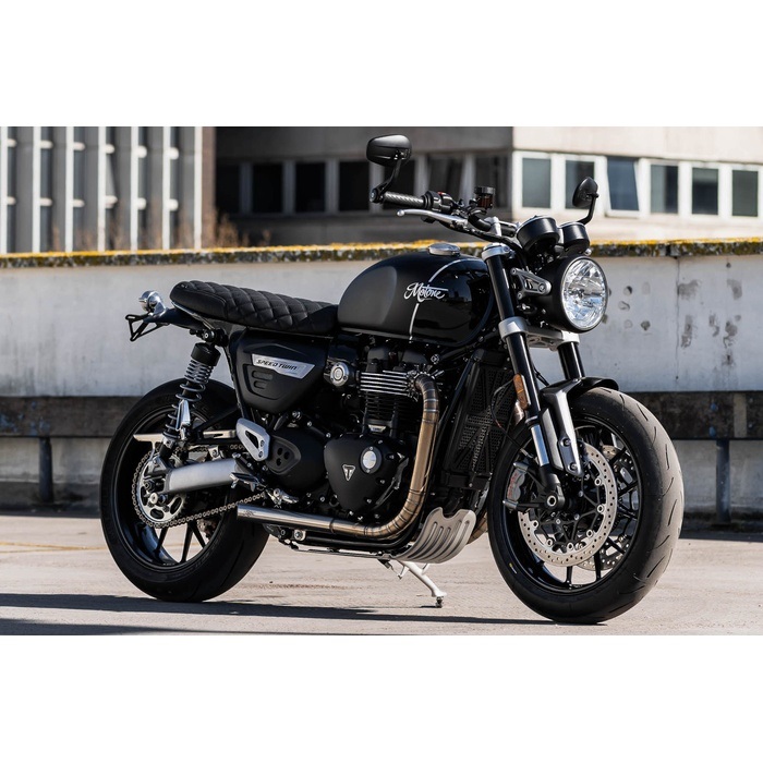 Motone サターンvマフラー トライアンフThruxtonスピードツイン Motone サターンvマフラー トライアンフThruxtonスピードツイン