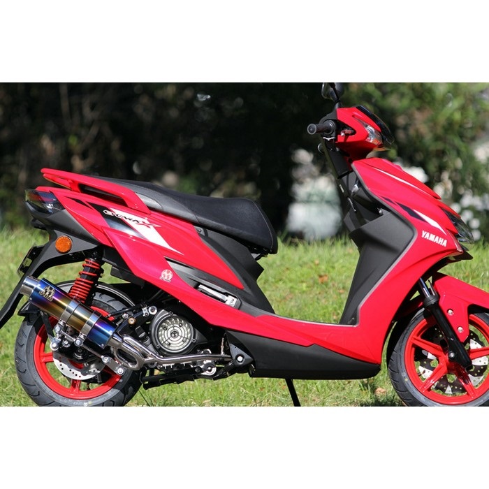 PURESPORT フルエキゾーストマフラー ”S” TitanBlue シグナスX 18