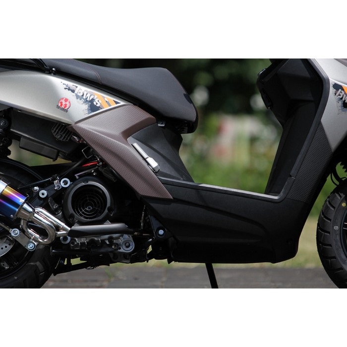 PURESPORT フルエキゾーストマフラー ”S” TitanBlue シグナスX/BW'S125