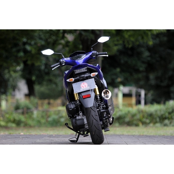 【めぶる!!】 PURESPORT SilentVersion フルエキゾーストマフラー SUS AEROX155 タイ